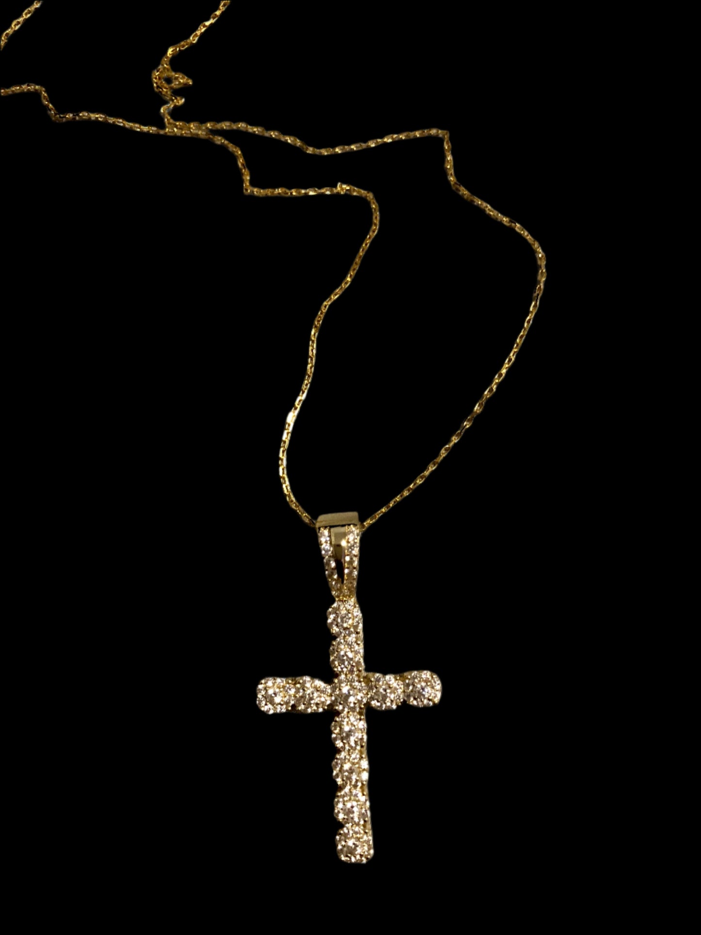 Bling Cross necklace