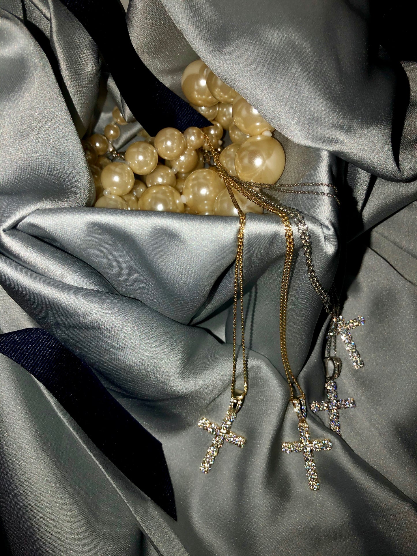 Bling Cross necklace