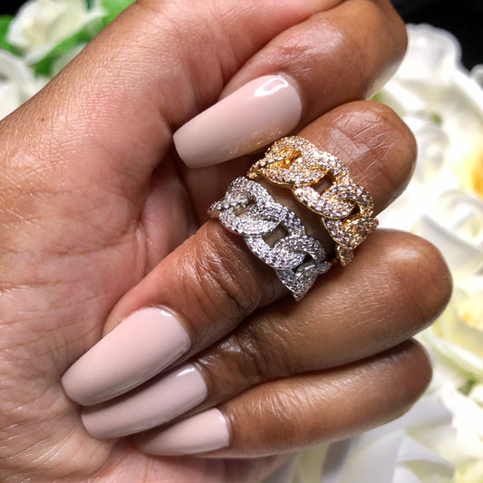 Icy Girl cuban ring