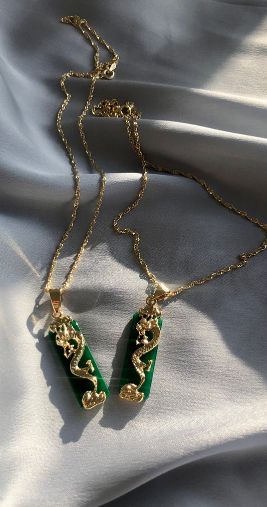Jade Dragon necklace